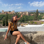 Ojaswi Dhakal poses in Granada